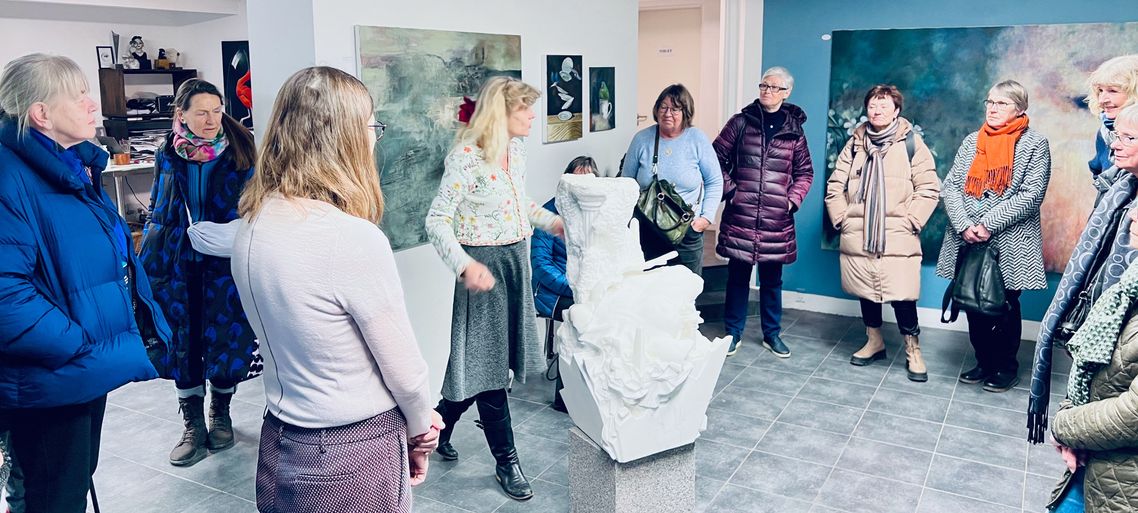 Nammagorium Guidede Gallerivandring på besøg hos Galleri Lorien på Frederiksberg, 2022